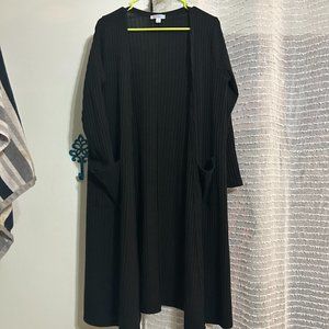 Long Black Cardigan